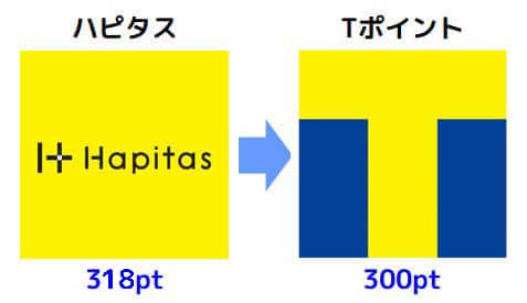 ハピタス→Tポイント