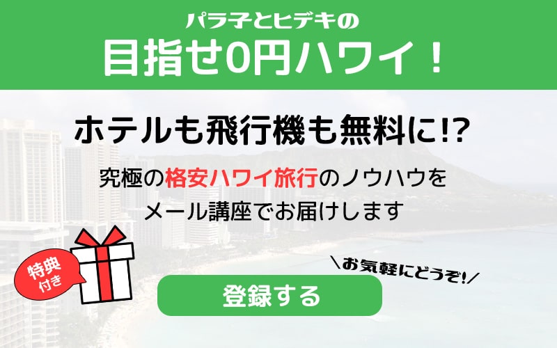 パラ子とヒデキ目指せ0円ハワイ！メール講座