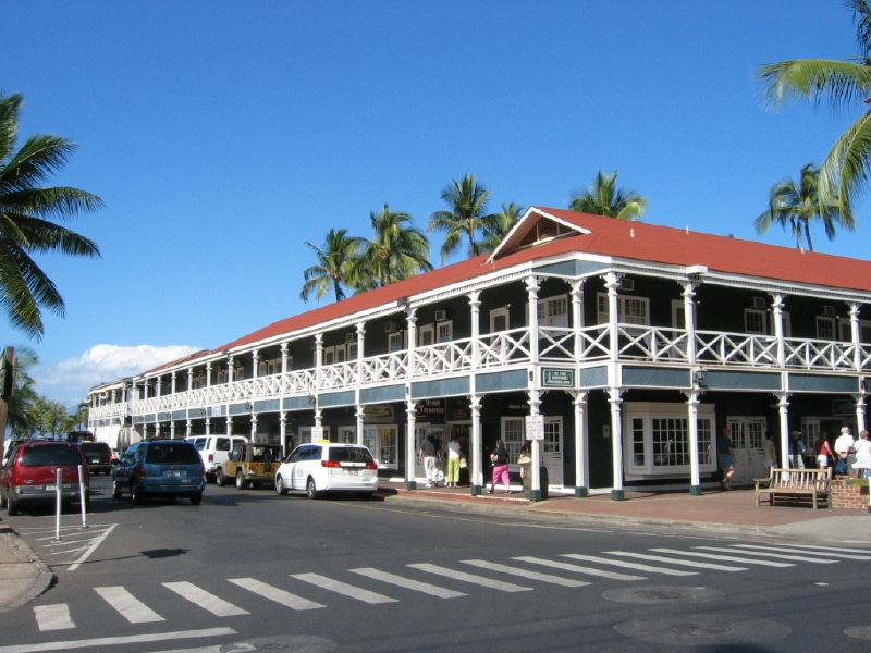 Historical building at Lahaina coast